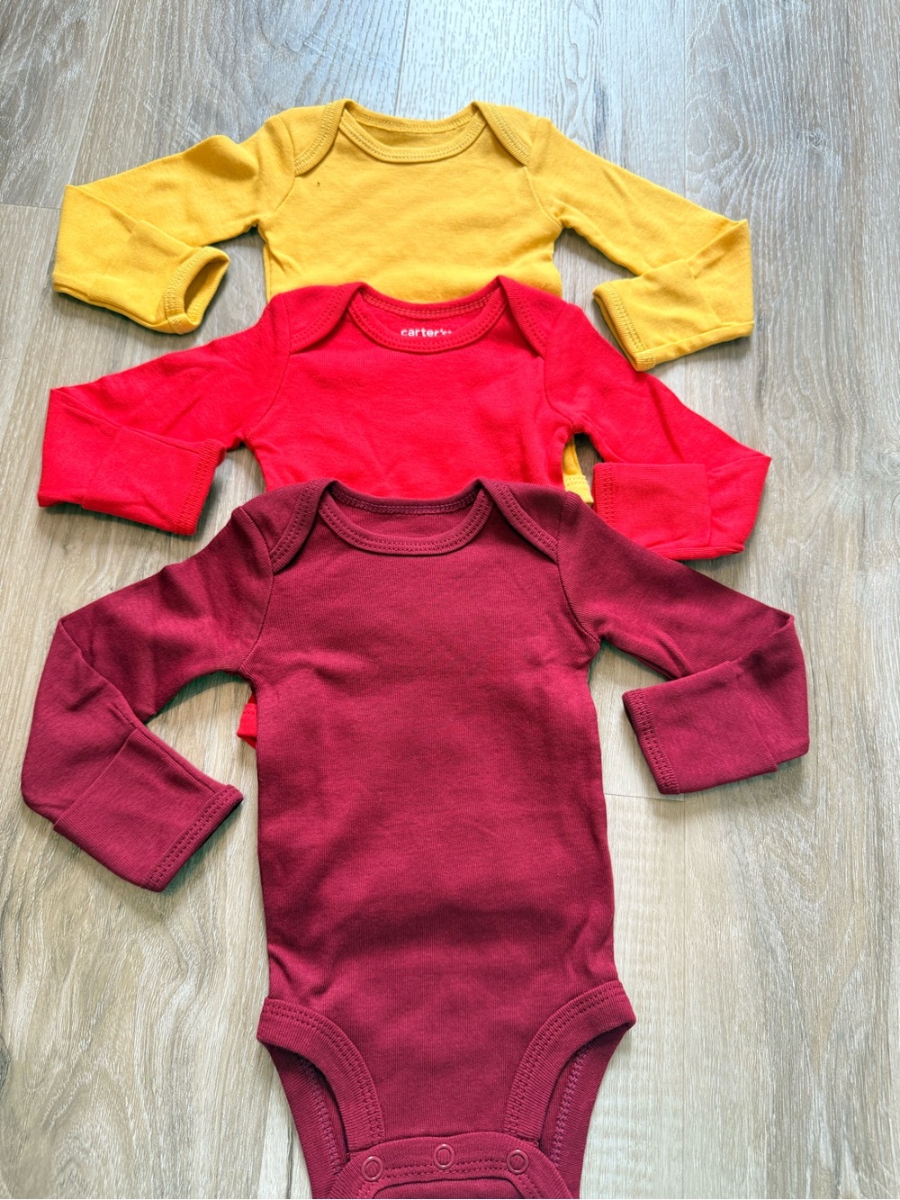 Carter's Long-Sleeve Bodysuit Set - Newborn